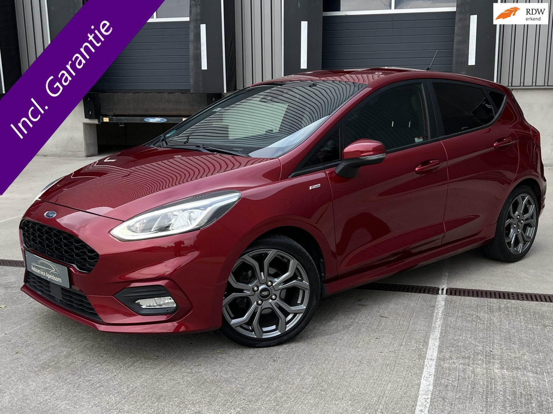 Ford Fiesta 1.0 EcoBoost ST-Line, Cruise control, Led, Auto's, Voorwielaandrijving, Gebruikt, Zwart, 1064 kg