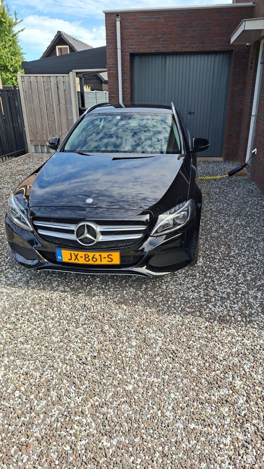 Mercedes-Benz C 350e 2016 – 189k km – in top staat, Auto's, Automaat, Dealer onderhouden, Zwart, Zwart