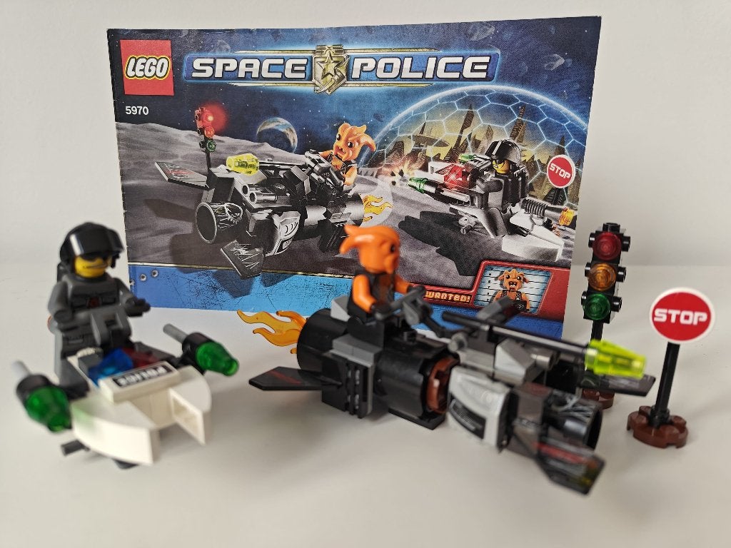 LEGO Space Police 5970 – Freeze Ray Frenzy (2009), Lego, Ophalen of Verzenden, Zo goed als nieuw, Space