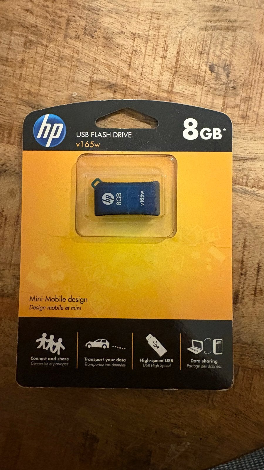 HP USB Flash Drive v165w - 8GB - Nieuw in verpakking, Ophalen of Verzenden, Nieuw, 8 GB