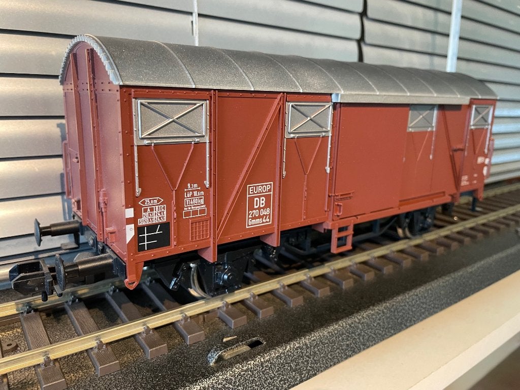 Märklin spoor 1 gesloten goederenwagon, Hobby en Vrije tijd, Modeltreinen | Overige schalen, Gelijkstroom of Wisselstroom, Wagon