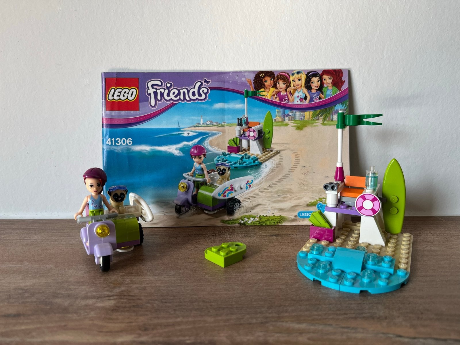 Lego Friends 41306 Mia's Strandscooter, Gebruikt, Lego, Friends, Ophalen of Verzenden