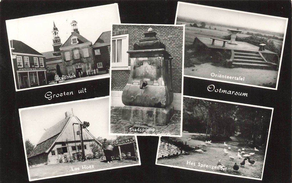 Groeten uit Ootmarsum, Ophalen of Verzenden, 1960 tot 1980, Ongelopen, Overijssel