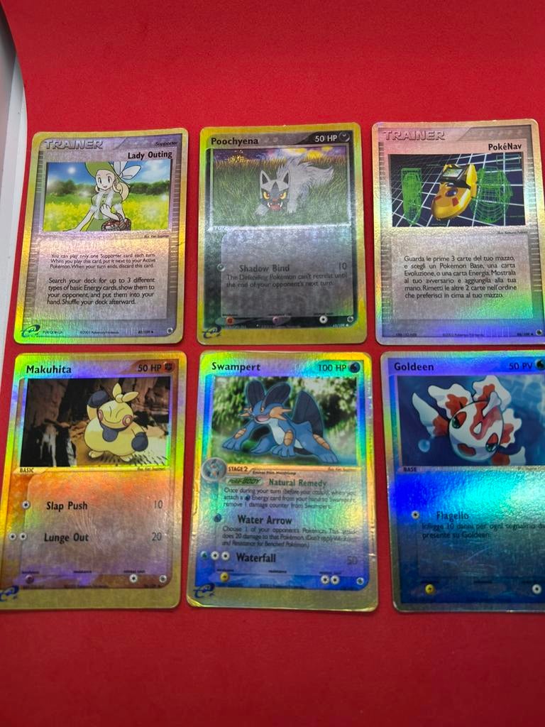 EX Emerald Reverse Holo Set 6x Vintage Pokémon Cards, Ophalen of Verzenden, Meerdere kaarten