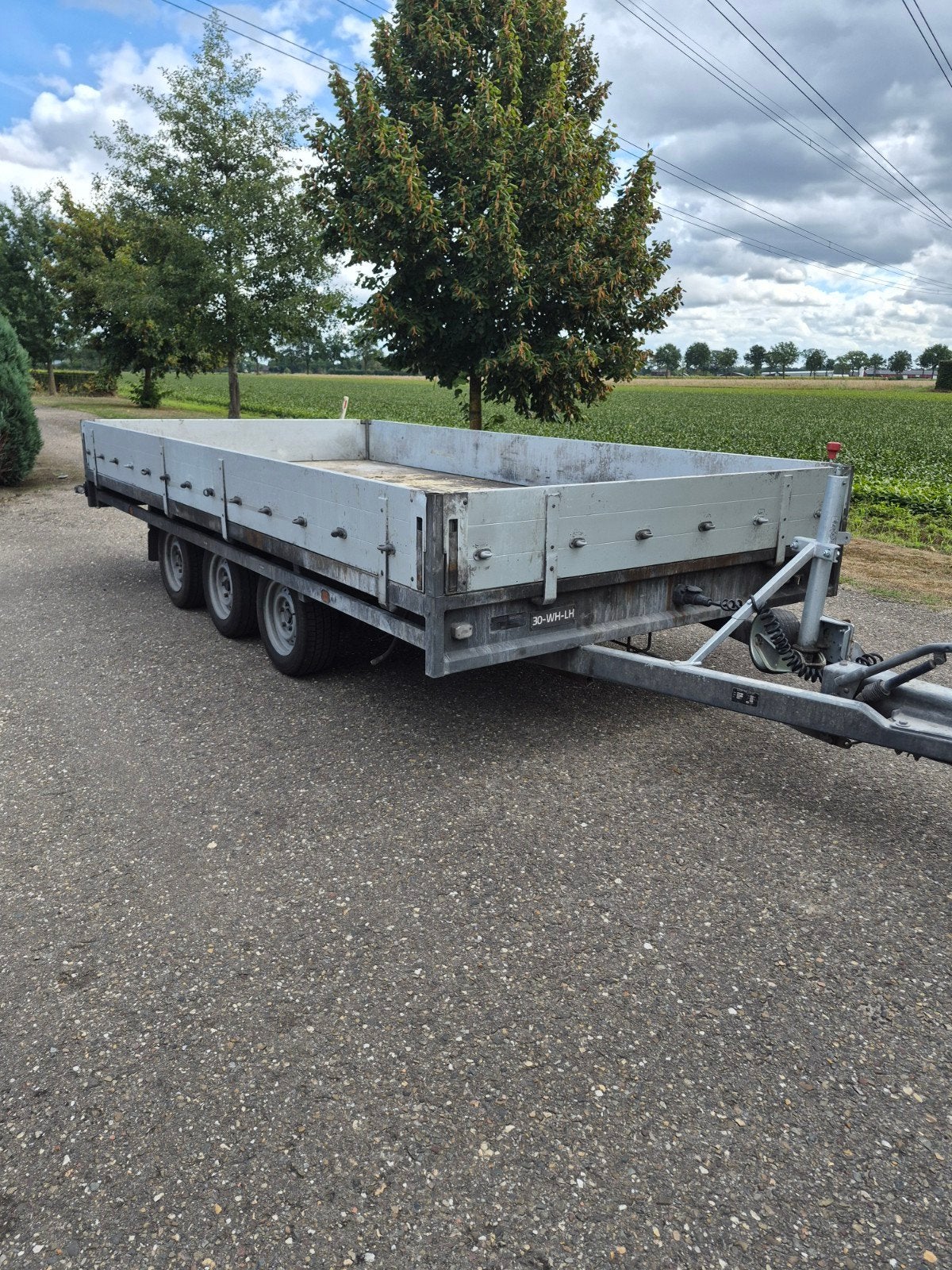 goedkoopste Hulco 3-assige aanhangers - 3 stuks,, Auto diversen, Aanhangers en Bagagewagens, Ophalen of Verzenden