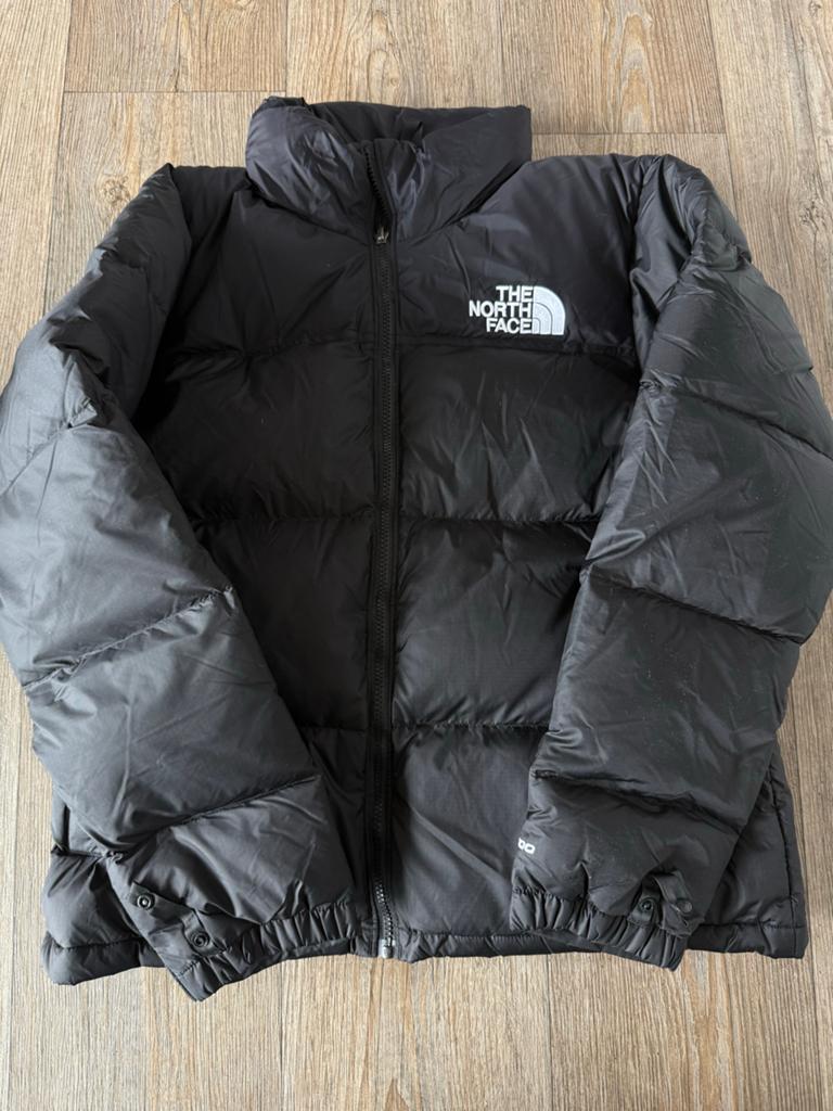 The North Face Puffer Jas Zwart Maat S, Verzenden, Zo goed als nieuw, Maat 46 (S) of kleiner, Zwart