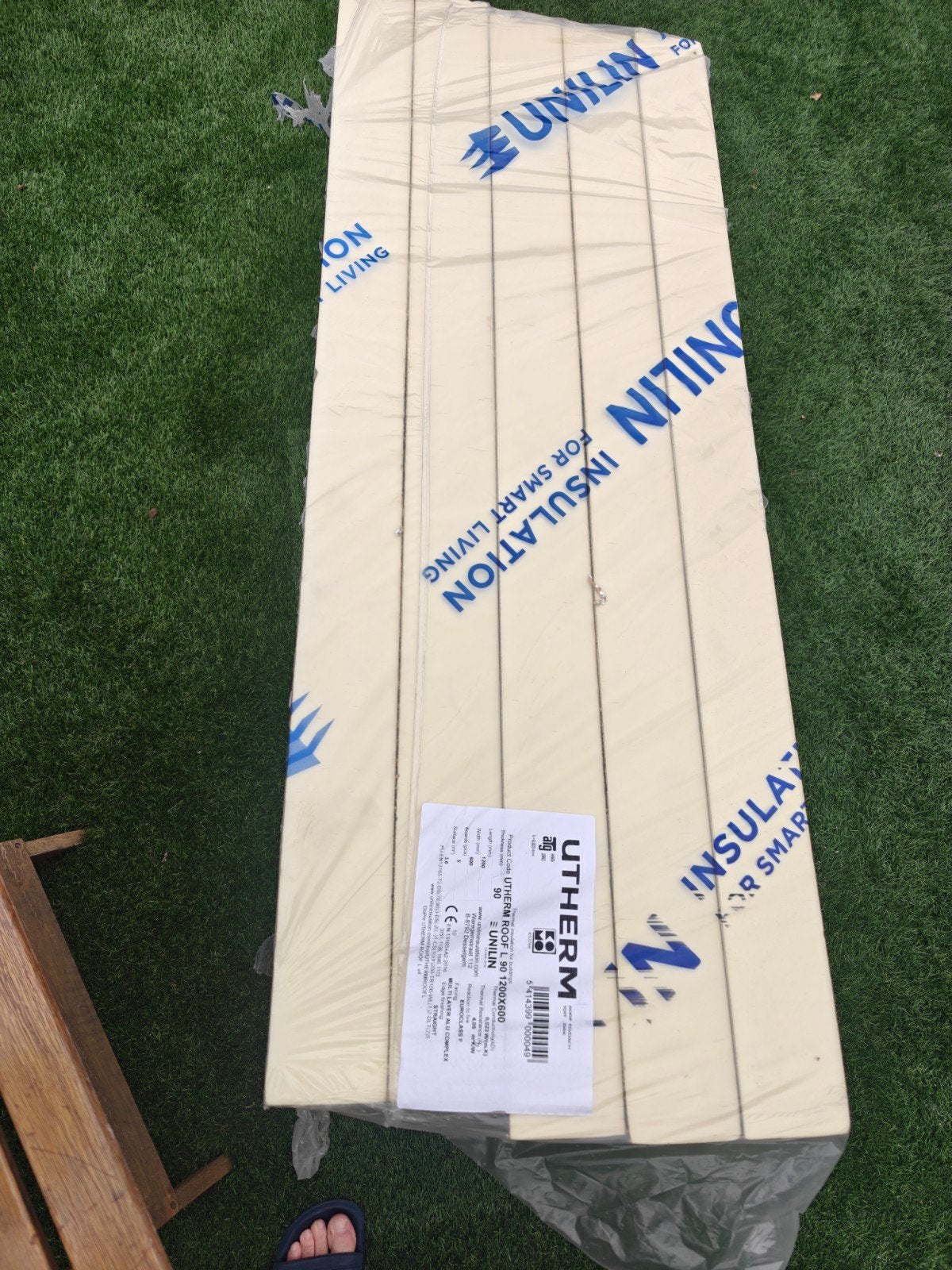 Nieuw pak Unilin Utherm isolatieplaten 90mm, Ophalen, Vloerisolatie, Nieuw, Hardschuim (Pir)