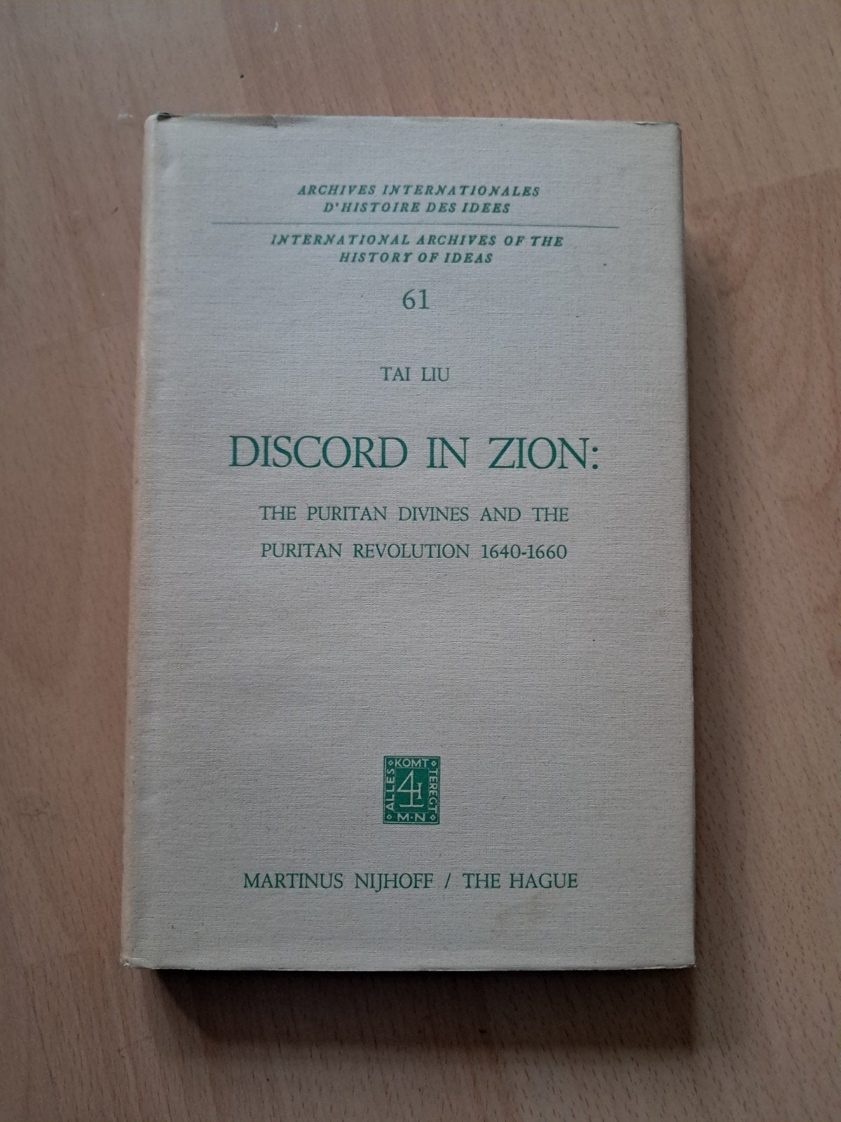 Discord in Zion: The Puritan Divines and Puritan Revolution, Ophalen of Verzenden, Gelezen, Tai Liu