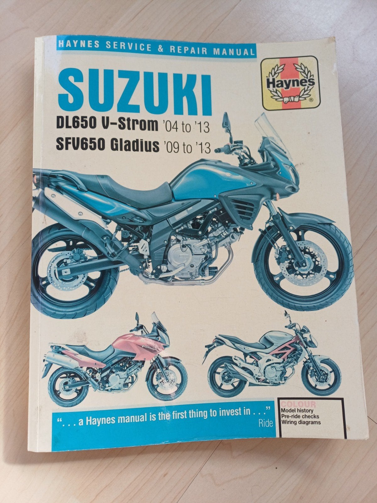 Haynes Werkplaatshandboek Suzuki V-Strom/Gladius, Ophalen of Verzenden