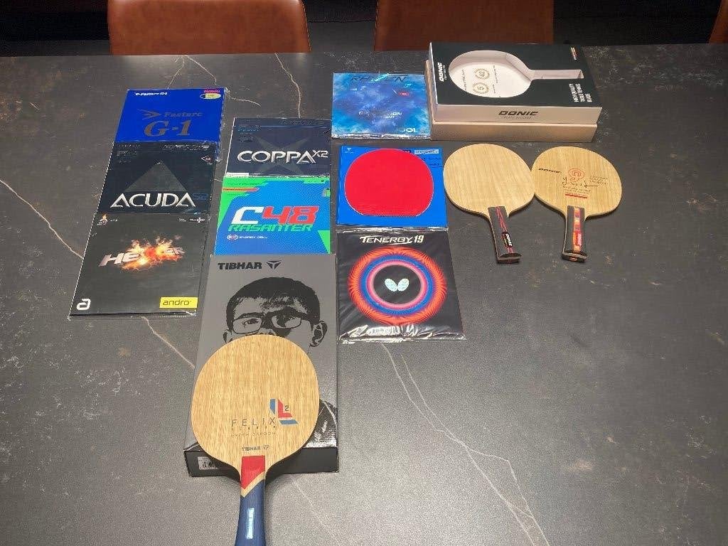 Tafeltennis materiaal: rubbers en houtjes, Sport en Fitness, Tafeltennis, Verzenden, Nieuw, Net, Batje(s) of Balletje(s), Wedstrijdformaat