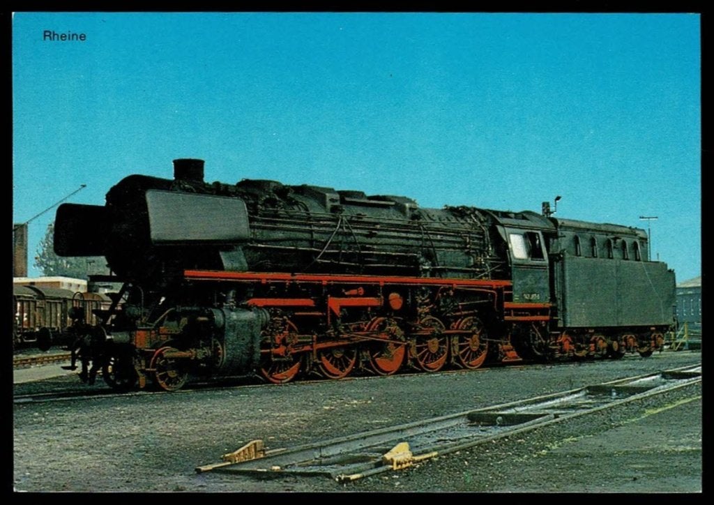Spoorwegen : Duitsland - Stoomlocomotief Baureihe 44 of 043, Ophalen of Verzenden, Zo goed als nieuw, Trein, Kaart of Prent