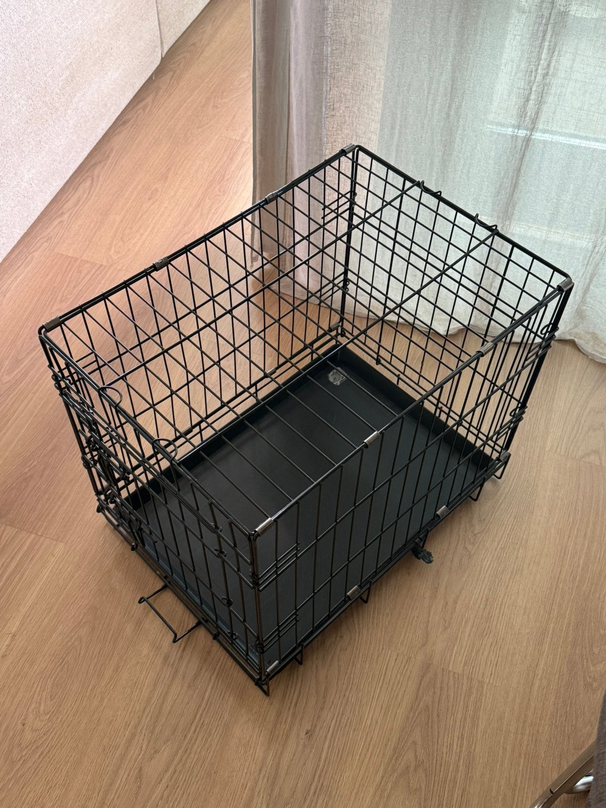 Compacte hondenbench, Ophalen, Gebruikt
