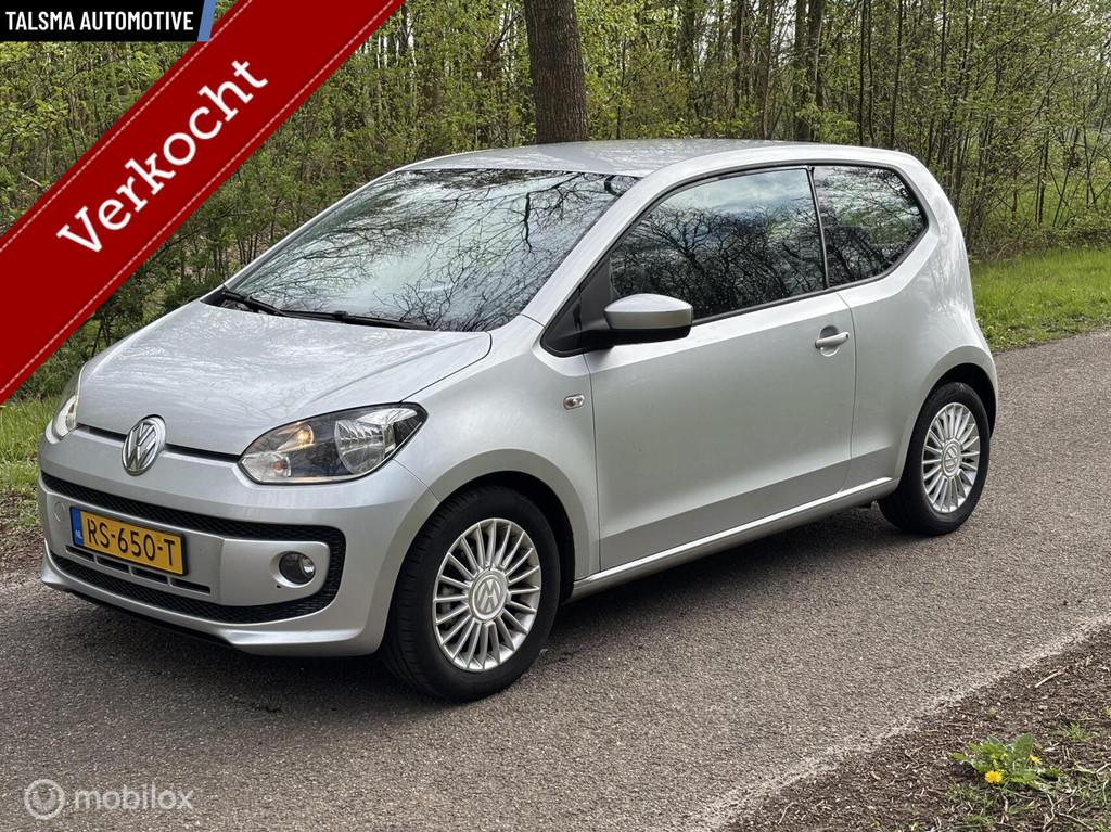 Volkswagen Up! 1.0 high up! |Leder|Pdc|Navi|Cruise|Airco|, Auto's, Voorwielaandrijving, Euro 5, Gebruikt, Up!