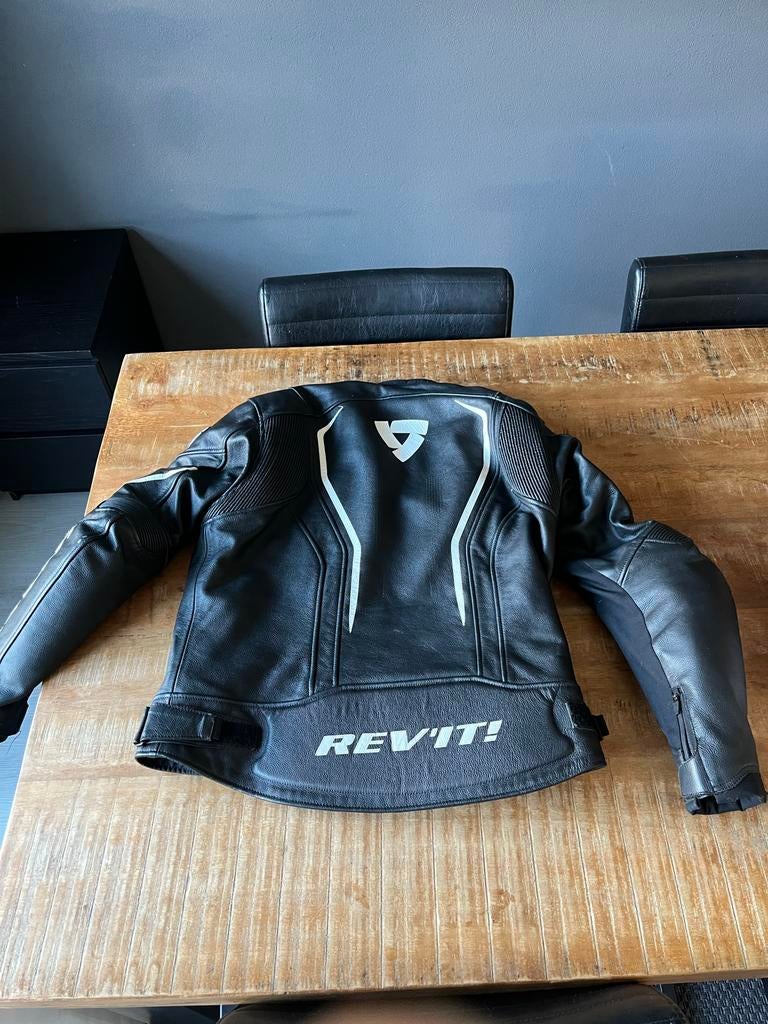 REV'IT! Leren motorpak voor langemannen 54,  52, Ophalen, Tweedehands, Heren, Combipak