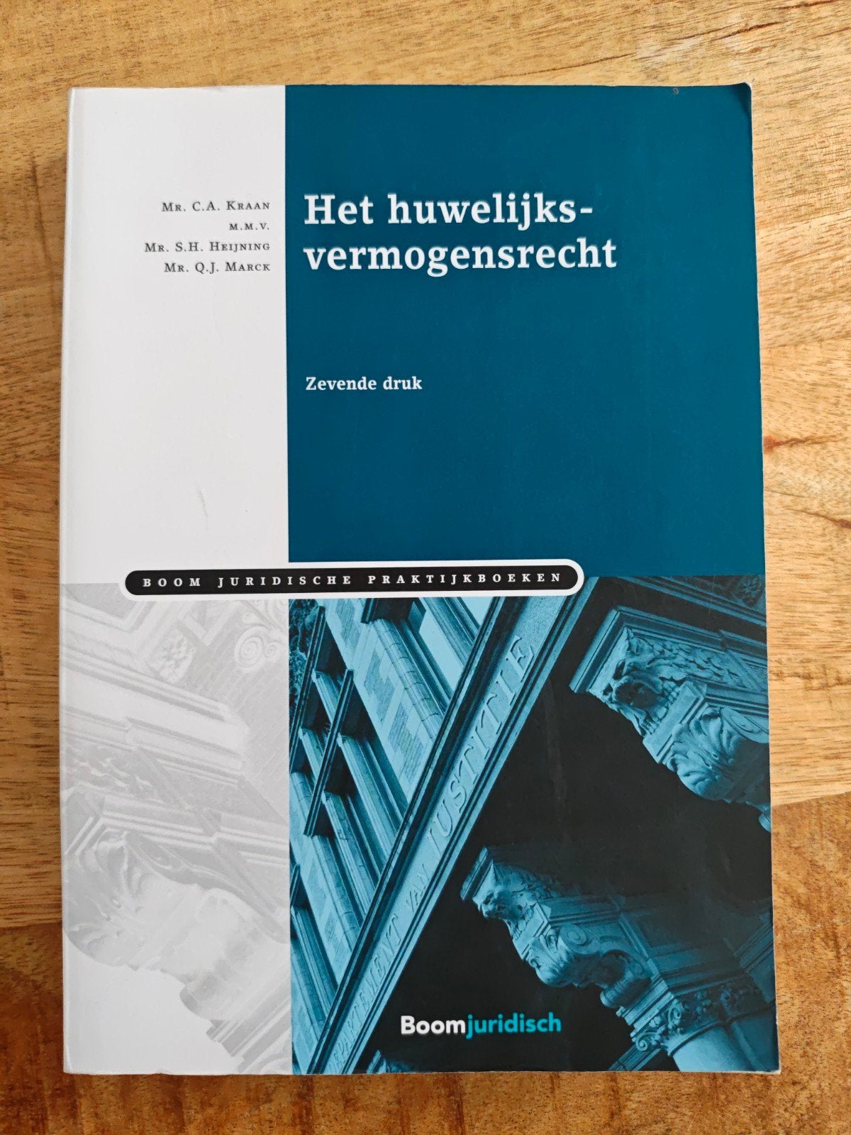 Het huwelijksvermogensrecht - Zevende druk, Zo goed als nieuw, Mr. C.A. Kraan, Mr. S.H. Kruijning, Mr. Q.J. Marck, Gamma, HBO