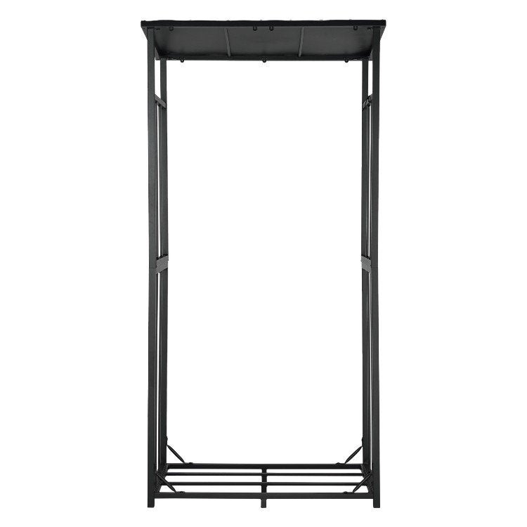 Houtopslag met dak | Brandhoutrek | Houtrek | 90x60x180cm, Tuin en Terras, Haardhout, Minder dan 3 m³, Ophalen of Verzenden