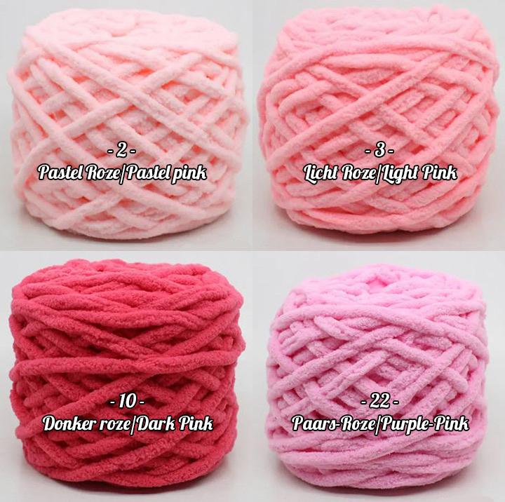 Chunky Chenille Garen 100gr in vele kleuren! Nieuw, Ophalen of Verzenden, Zo goed als nieuw, Breien of Haken, Wol of Garen