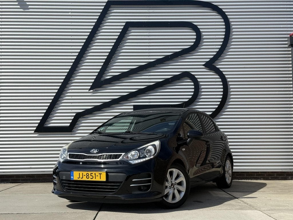 Kia Rio 1.2 CVVT DynamicLine 1e Eigenaar|Navi|Camera|Airco|C, Auto's, Kia, 1027 kg, Euro 6, 4 cilinders, Zwart