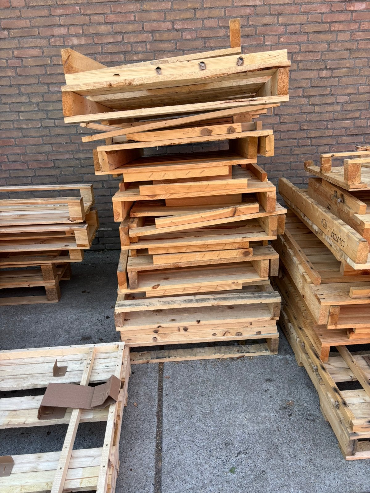 Open haard hout, Ophalen, Zo goed als nieuw, 50 mm of meer, Pallet