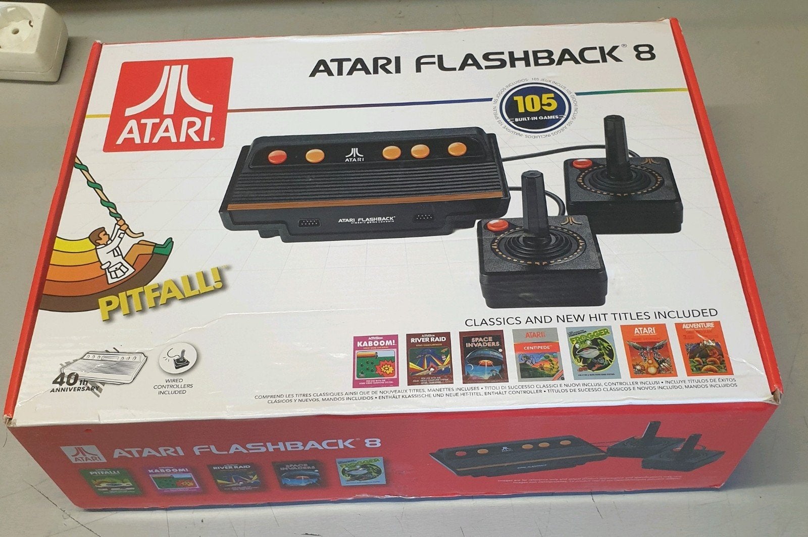 Atari flashback 8 spelcomputer in doos Nieuwstaat  105 games, Spelcomputers en Games, Spelcomputers | Atari, Ophalen of Verzenden