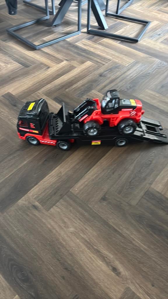Mammoet truck en shovel, Kinderen en Baby's, Speelgoed | Speelgoedvoertuigen, Ophalen of Verzenden, Zo goed als nieuw