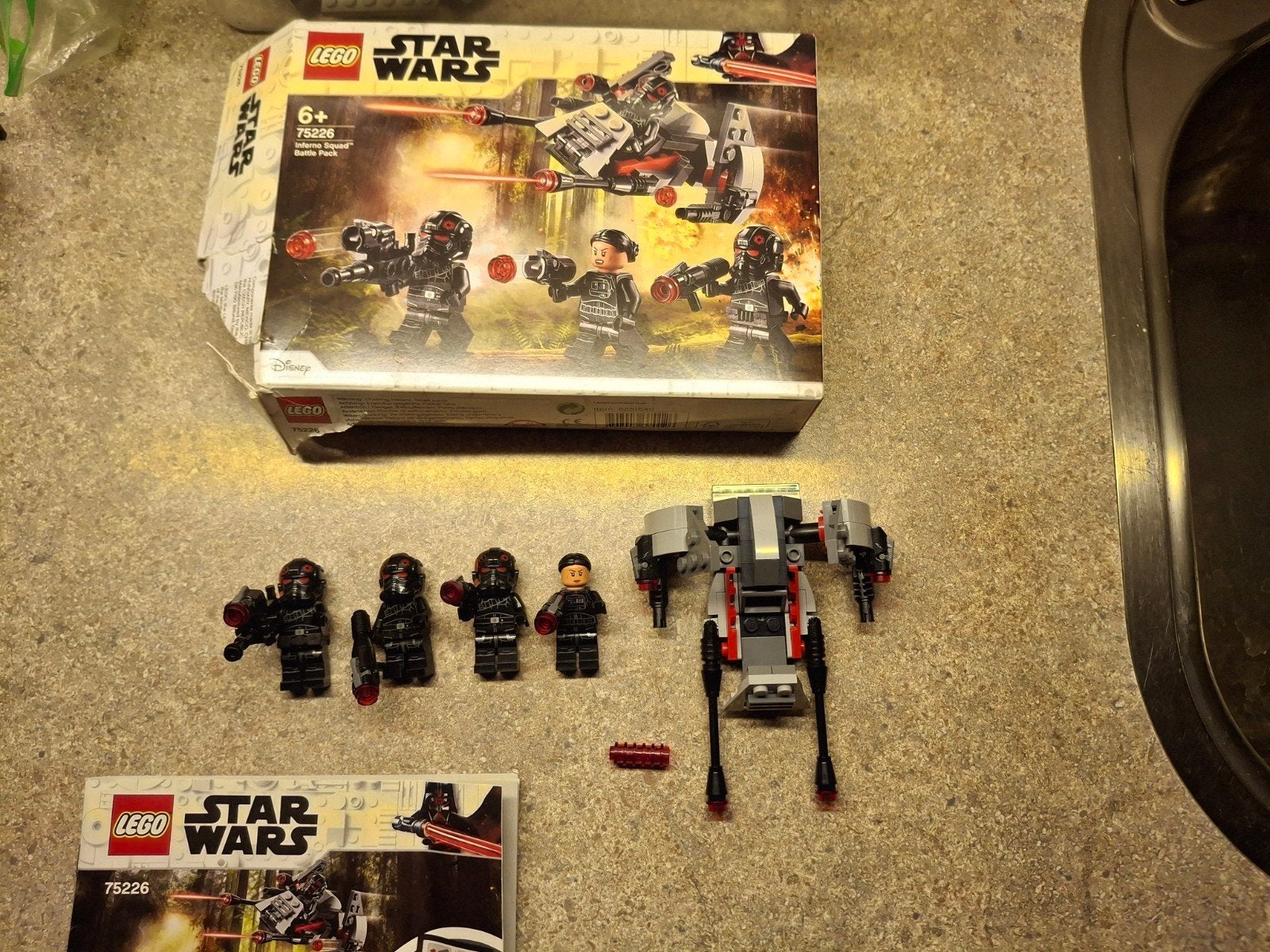Lego Star Wars 75226 Inferno Squad. Compleet, Ophalen of Verzenden, Zo goed als nieuw