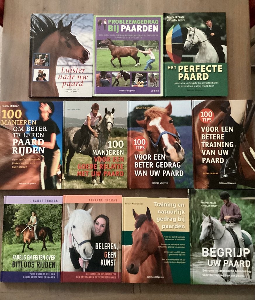 11  paardenboeken - oa Lisanne Thomas, Susan mcBane, Ophalen of Verzenden, Zo goed als nieuw, Paarden of Pony's