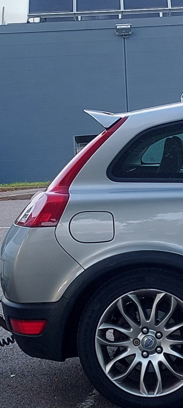 spoiler volvo c30. metallic grijs., Ophalen, Gebruikt, Achterklep, Volvo