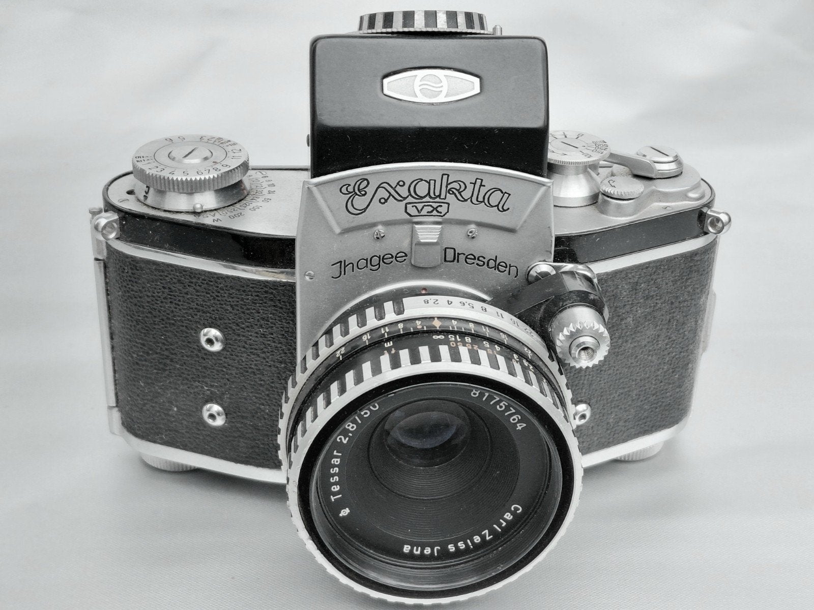 Exakta VX met prisma zoeker, Verzamelen, Fotografica en Filmapparatuur, Ophalen of Verzenden, Fototoestel