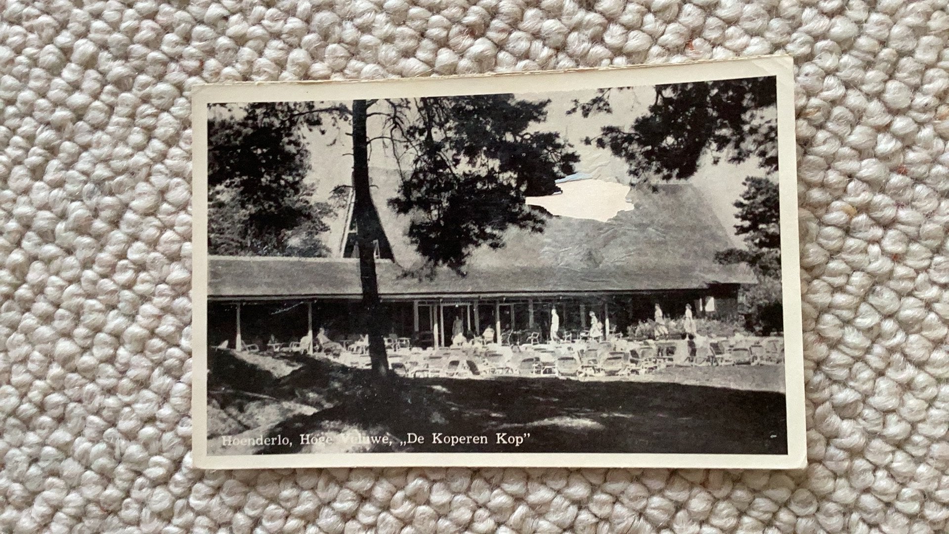Ansichtkaart Hoenderloo Hoge Veluwe “De Koperen Kop”  940, Verzamelen, Ophalen of Verzenden, 1940 tot 1960, Gelopen, Gelderland