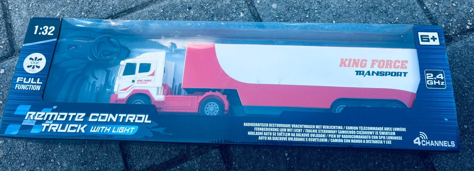 King Force Transport RC Truck met Licht - Nieuw, Nieuw, Auto onroad, RTR (Ready to Run), Overige schalen