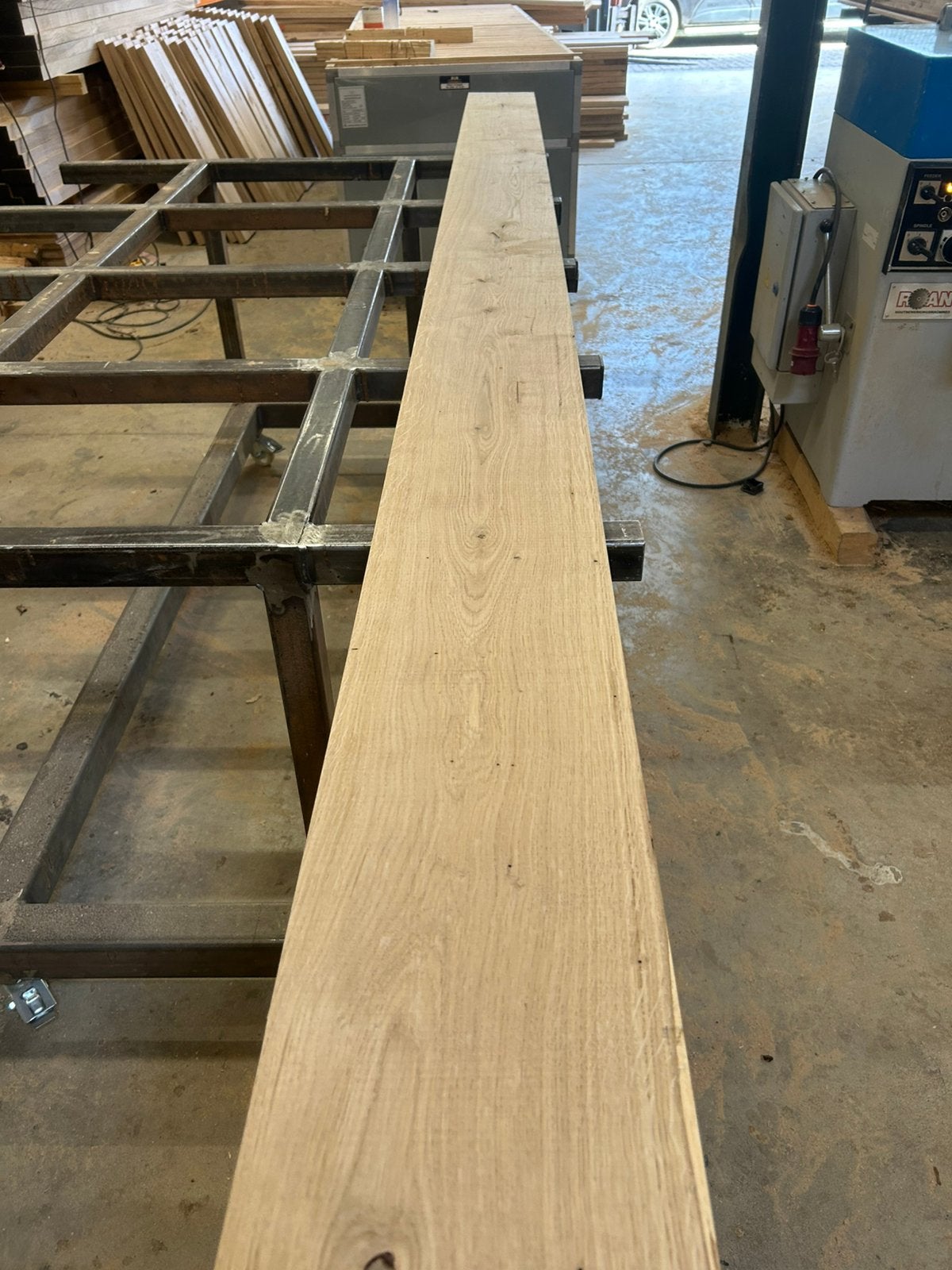 Eiken planken 3700x220x22 mm te koop., Doe-het-zelf en Verbouw, Minder dan 25 mm, Eiken, Nieuw, Ophalen of Verzenden