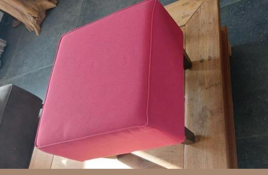 Poef, Ophalen, Rond, Minder dan 50 cm, Minder dan 50 cm