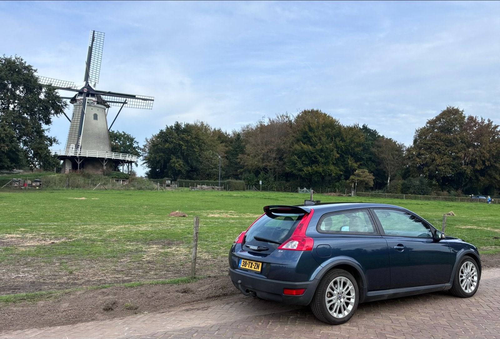 Volvo C30 2.4 Geartronic 2007 Blauw, Auto's, Beige, 700 kg, 2435 cc, Particulier