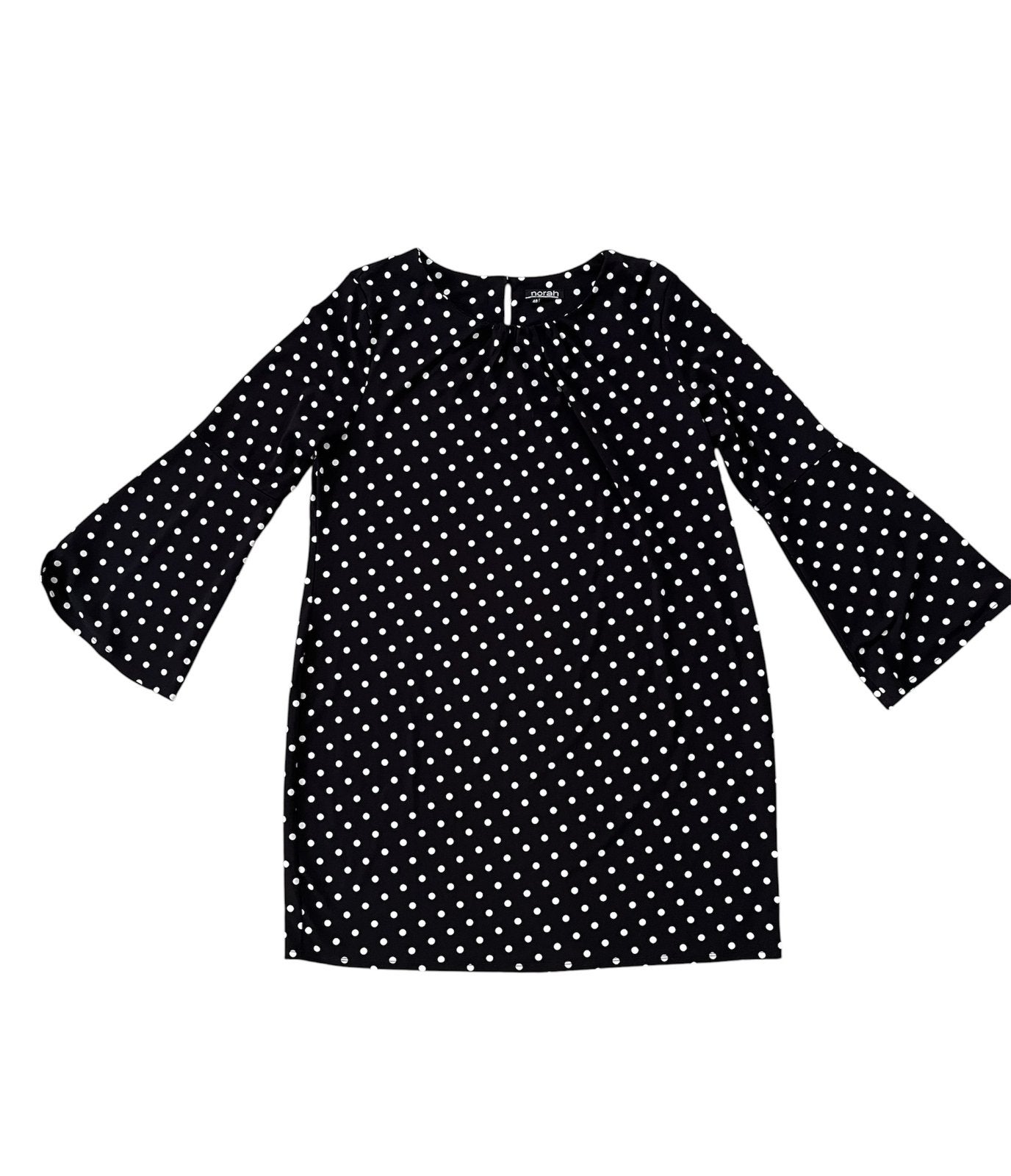 Norah korte jurk of tuniek met polkadots, maat 48, Kleding | Dames, Jurken, Zwart, Maat 46/48 (XL) of groter, Ophalen of Verzenden