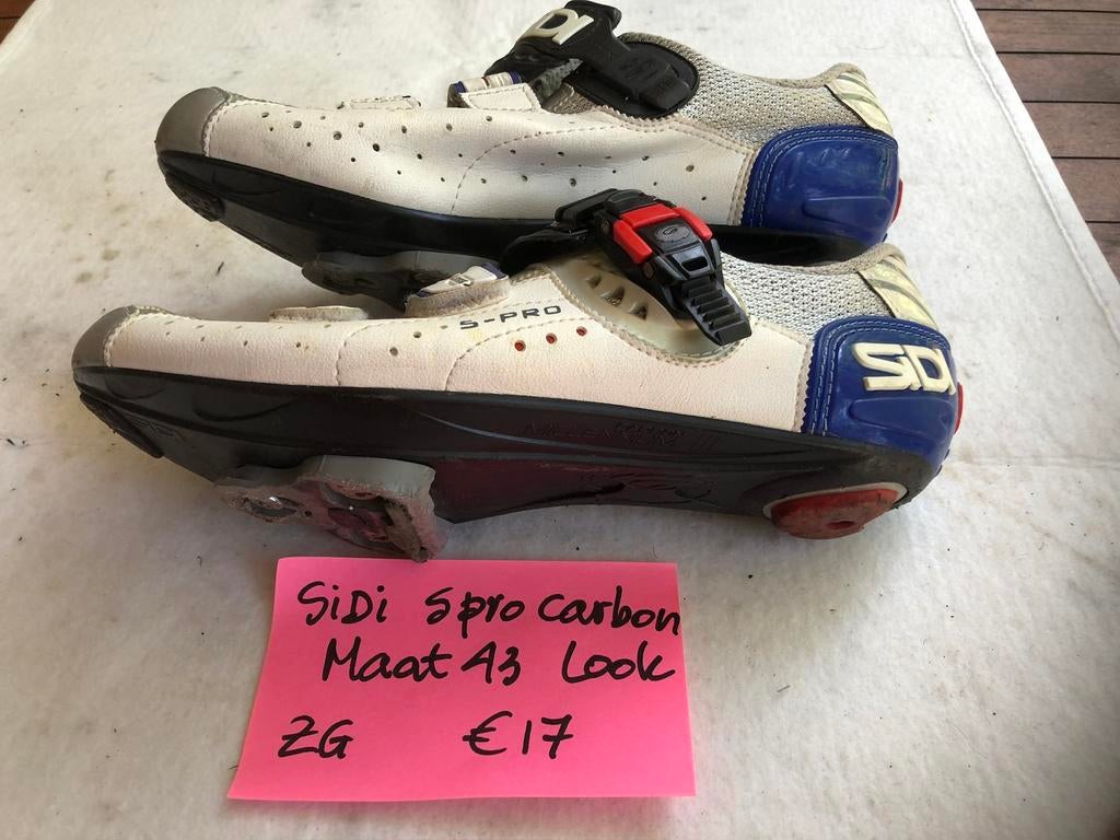 t.k.Sidi S Pro carbon wielren schoenen Look 43 SALE €15, Ophalen, Zo goed als nieuw, Helm