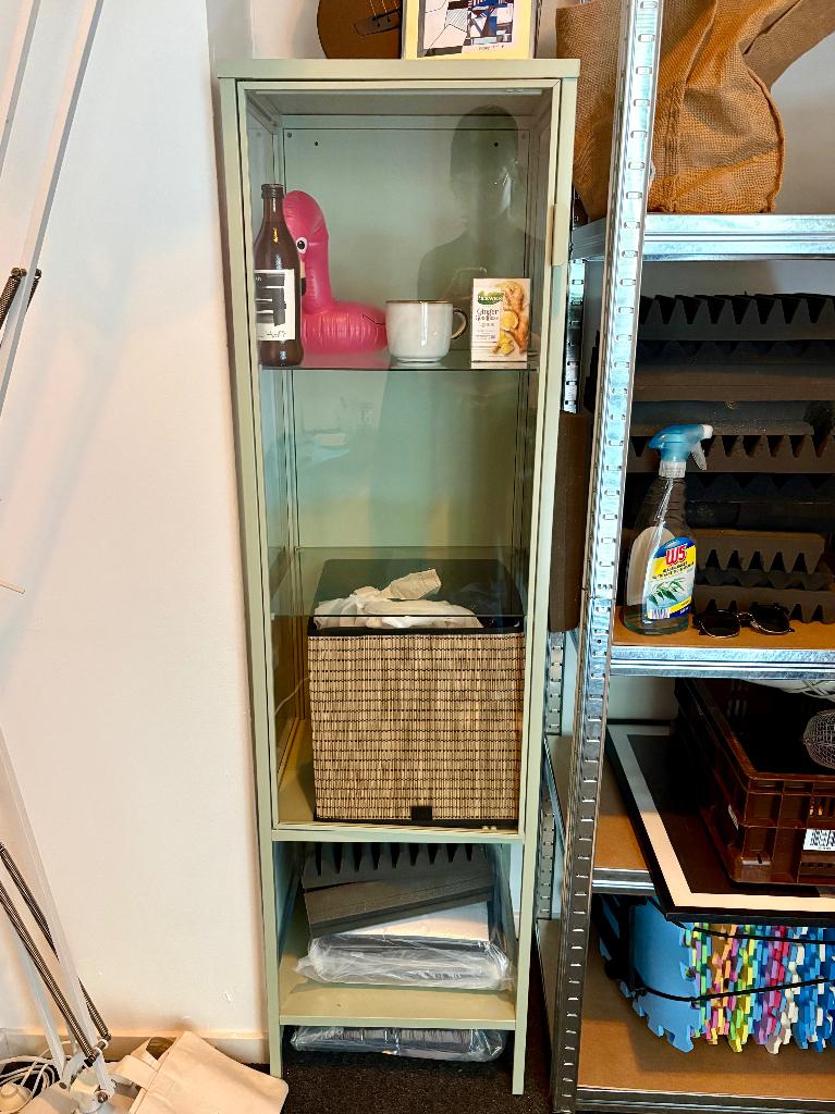 RUDSTA Ikea Cabinet, Ophalen, Minder dan 50 cm, Zo goed als nieuw, Glas