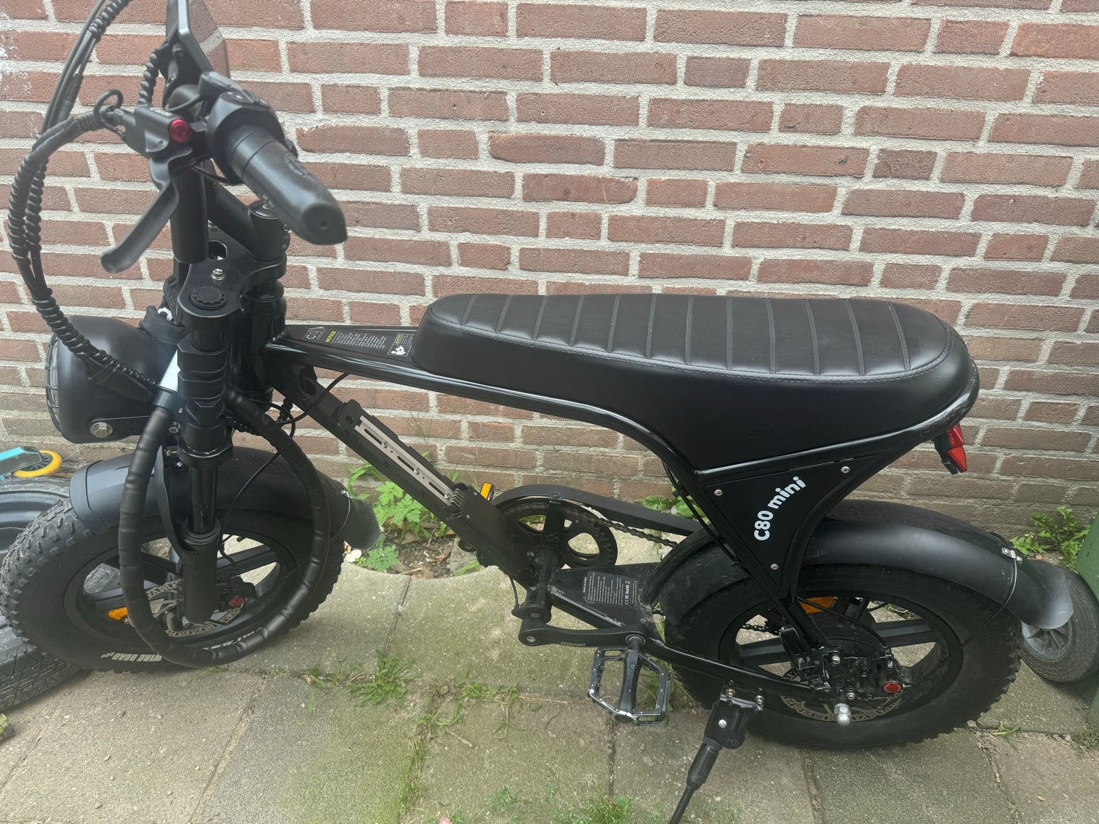 C80 Mini fatbike met accu!, Zo goed als nieuw, Minder dan 47 cm, 50 km per accu of meer, Ophalen