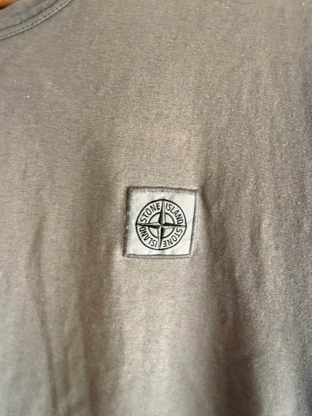 Stone Island Shadow Patch T-Shirt – Grijs – Maat S, Ophalen of Verzenden, Gedragen, Maat 48/50 (M), Grijs