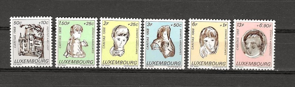 Luxemburg 779-784 postfris, Ophalen of Verzenden, Luxemburg, Postfris
