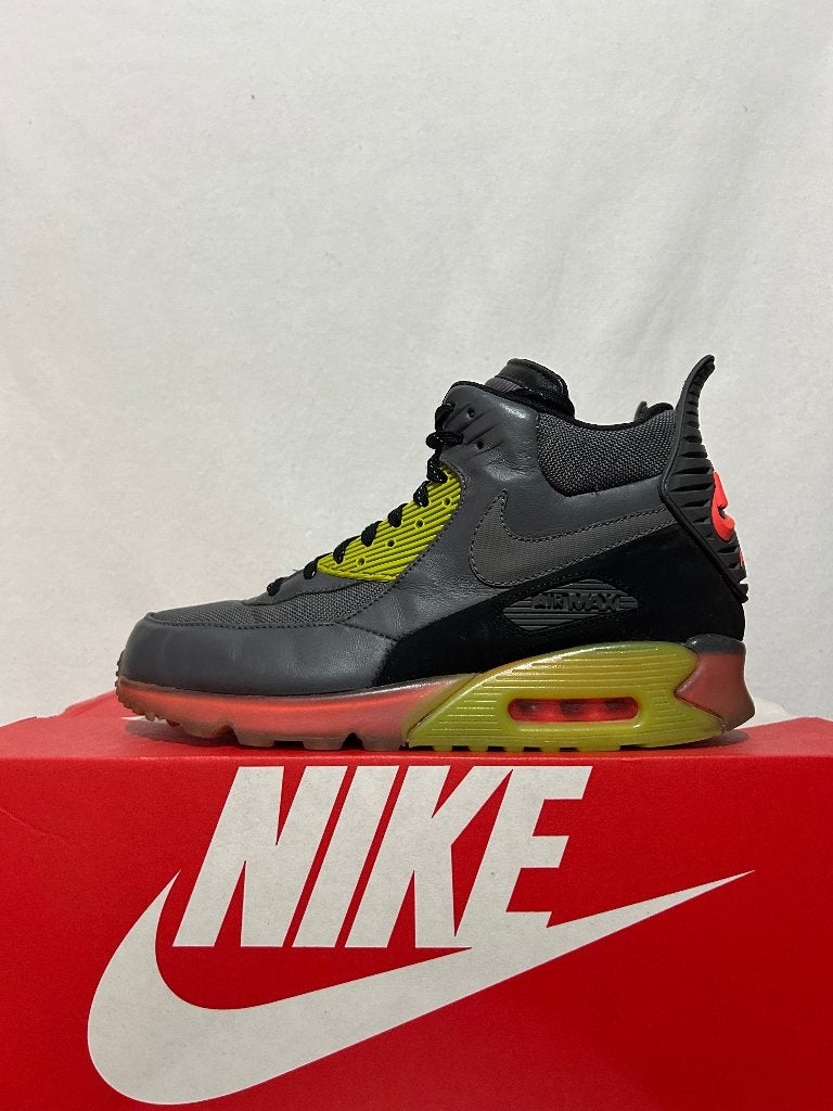 Maat 42,5 - Nike Air Max 90 Sneakerboot Ice Wolf Infrared, Kleding | Heren, Schoenen, Overige kleuren, Verzenden, Nike, Nike