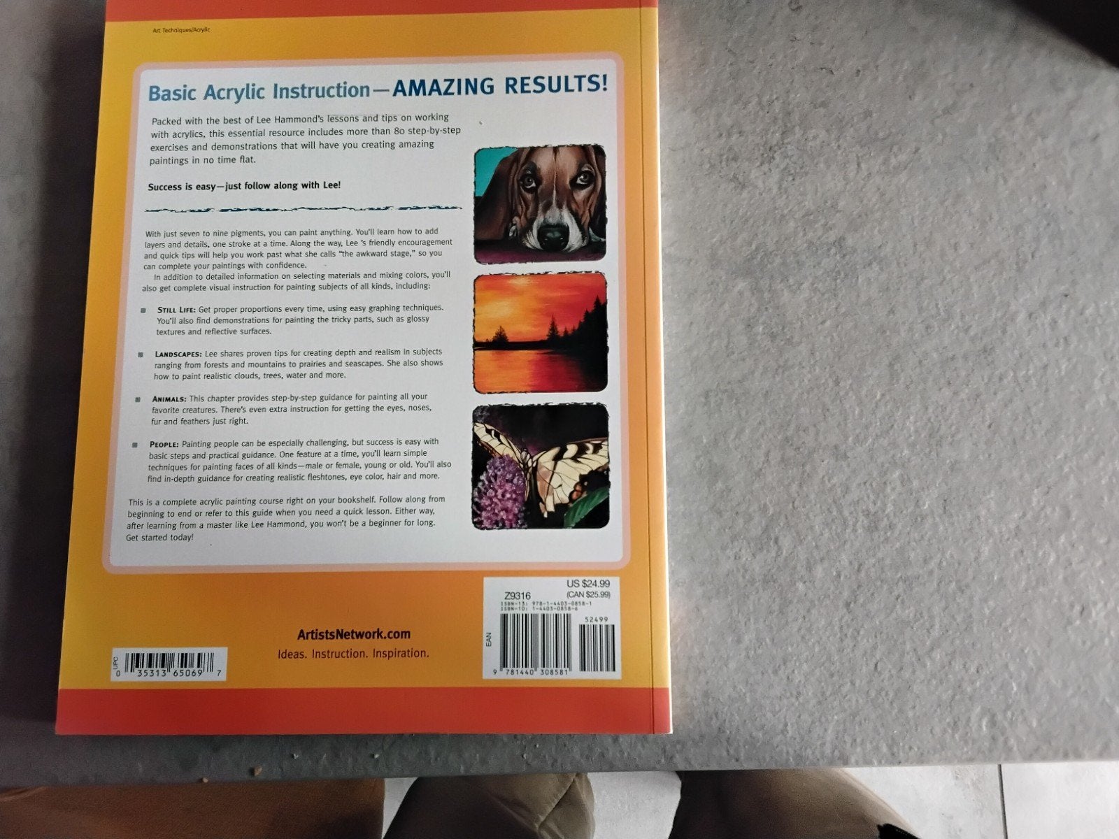 Lee Hammond's Big Book of Acrylic Painting, Ophalen of Verzenden, Zo goed als nieuw