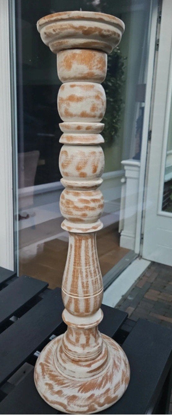 Grote kandelaar, Beige, Nieuw, Ophalen of Verzenden, Kandelaar
