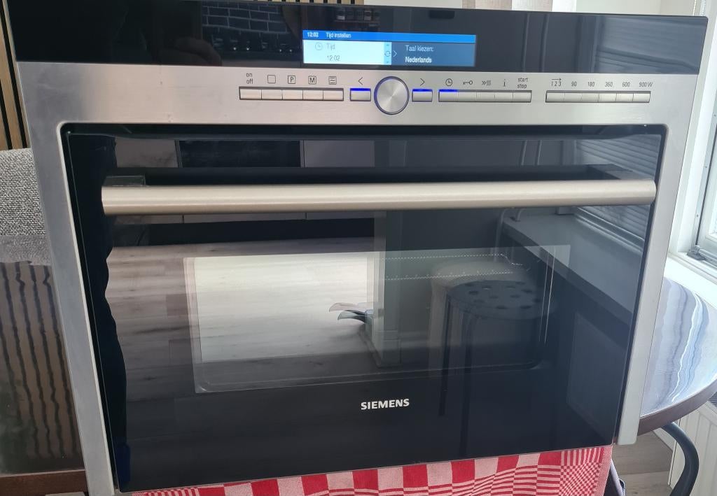 Siemens inbouwoven met magnetron functie, Ophalen, 45 tot 50 cm, 60 cm of meer, Siemens