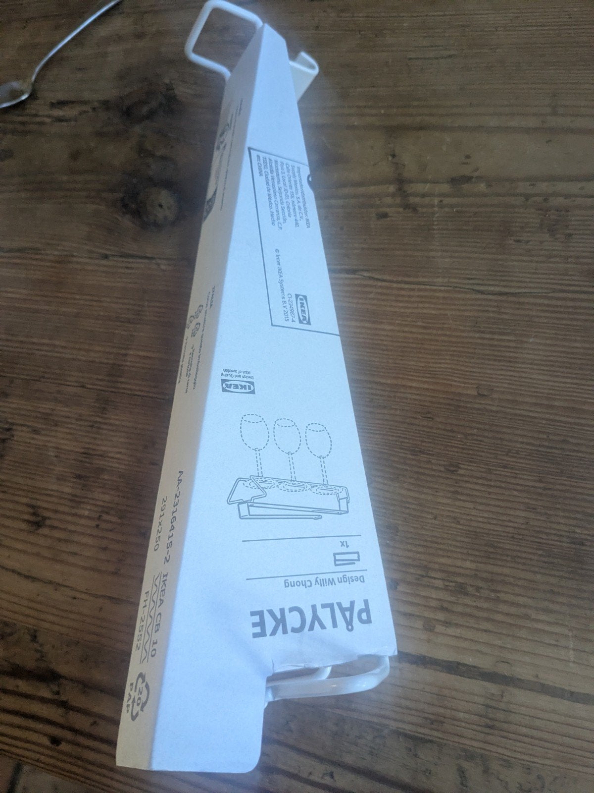 IKEA PÄLYCKE opklembaar rek voor wijnglazen (5 stuks), Ophalen of Verzenden