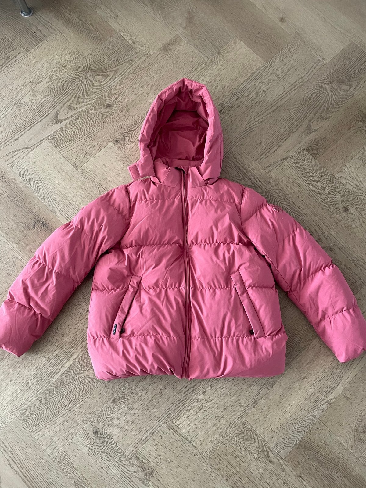 Roze Airforce winterjas voor meisjes, Ophalen of Verzenden, Zo goed als nieuw, Meisje
