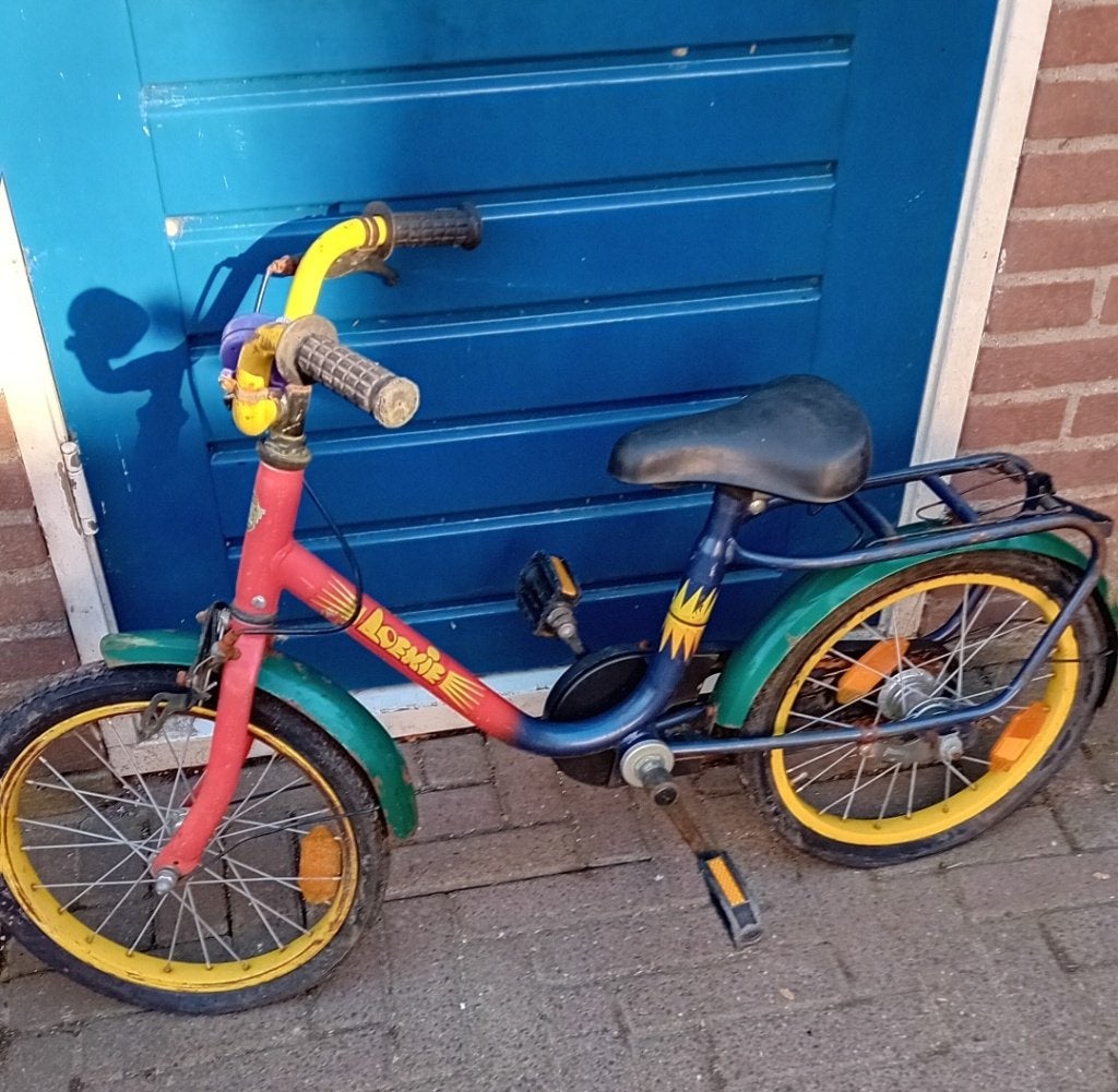 Te koop kinderfietsen, Ophalen, Terugtraprem, Gebruikt, Loekie
