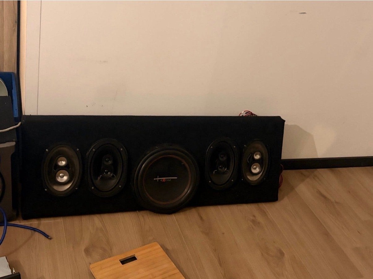 : Subwoofer, Speakers & Versterker, Ophalen, Gebruikt