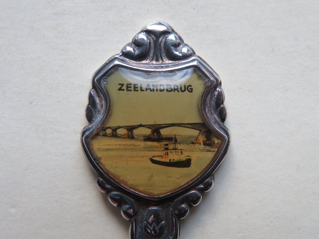 Lepeltje Zeelandbrug Zeeland fotoplaatje, Verzenden