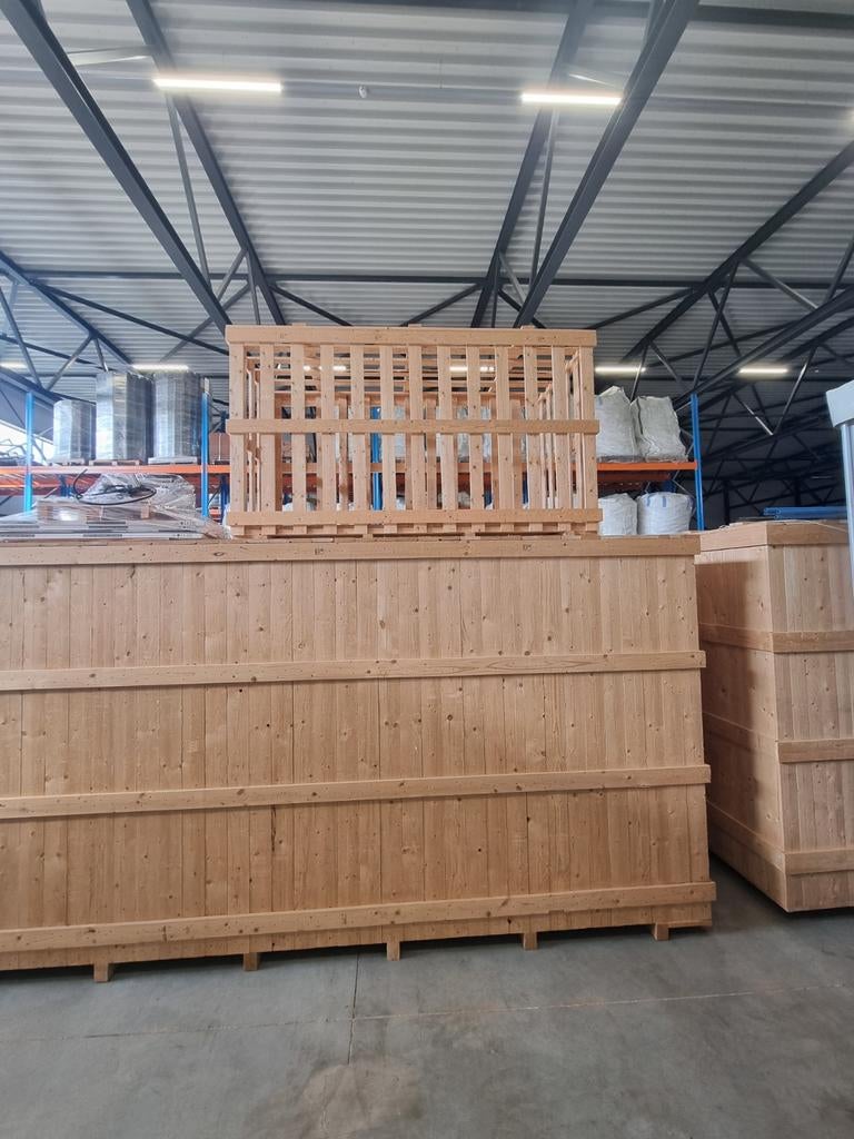 Houten kisten en kratten, Doe-het-zelf en Verbouw, Kratten en Dozen, Gebruikt, Krat, Minder dan 35 cm, 60 cm of meer, Ophalen